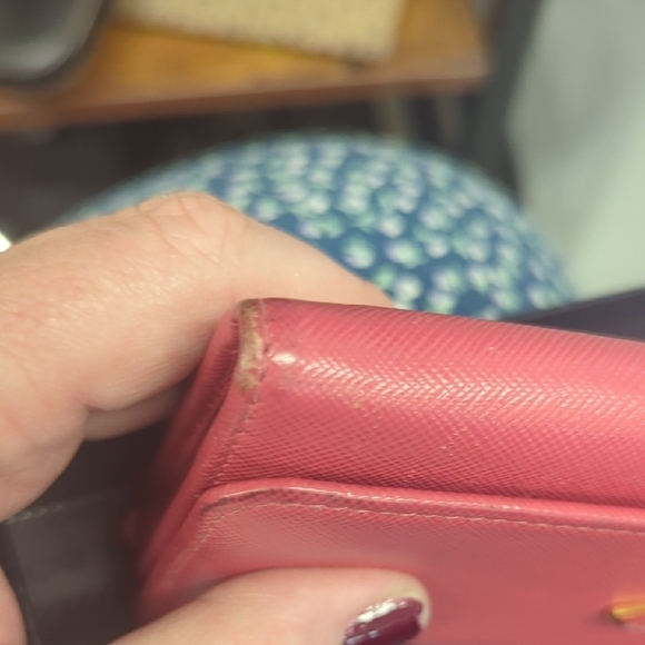 Prada Pink Saffiano Leather Wallet - Picture 13 of 16